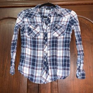 Rue 21 flannel plaid shirt size M